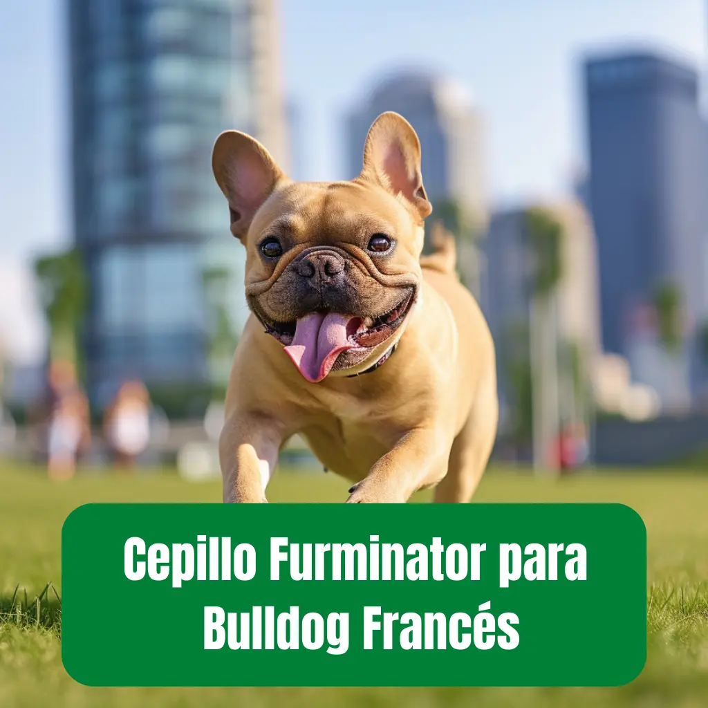 cepillo furminator para bulldog frances